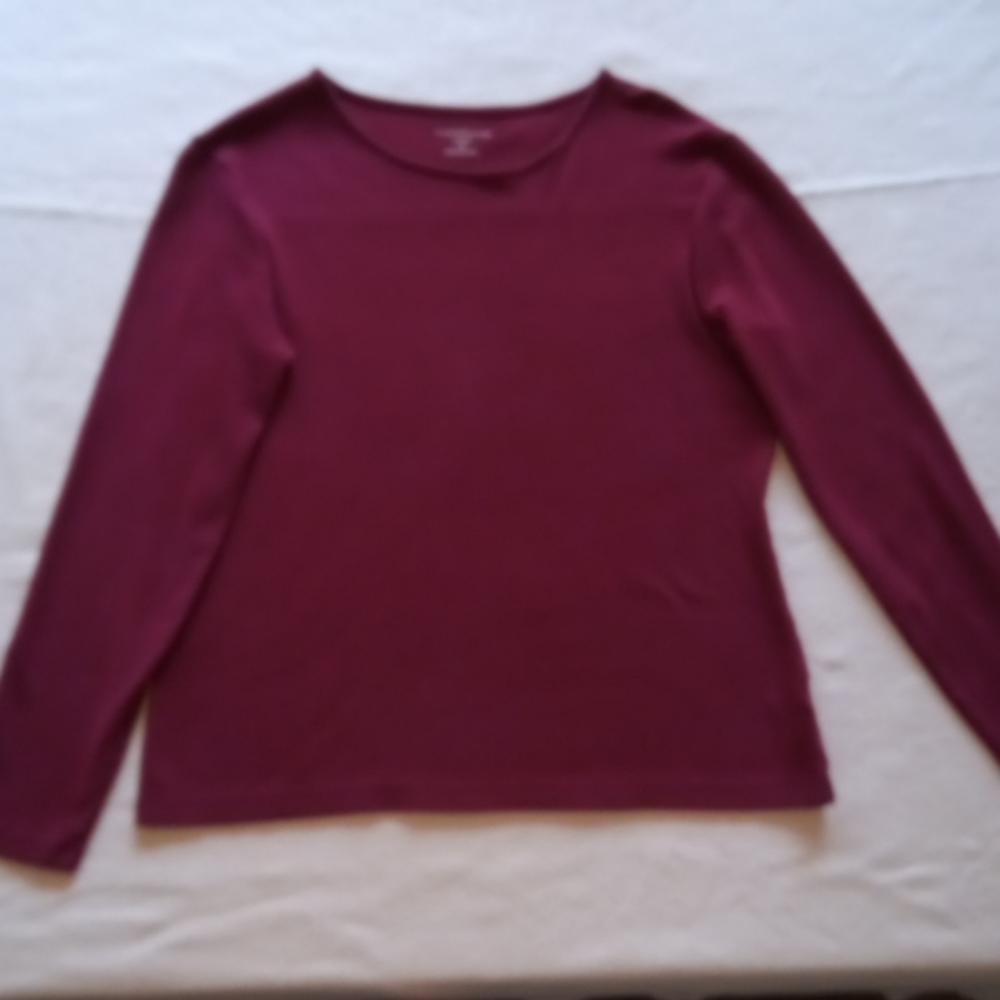 Plum/Wine long sleeve top